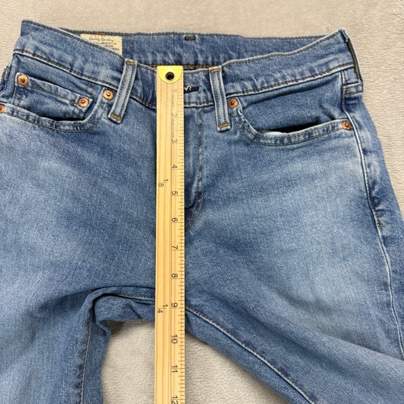 Levi's 511 Jeans Mens 28x32 Blue Slim Fit Med Wash Premium Denim Stretch Preppy - Picture 8 of 13